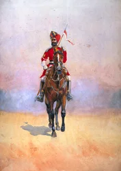 Gouverneursleibwache, Bombay, Musalman Rajput, Illustration für 